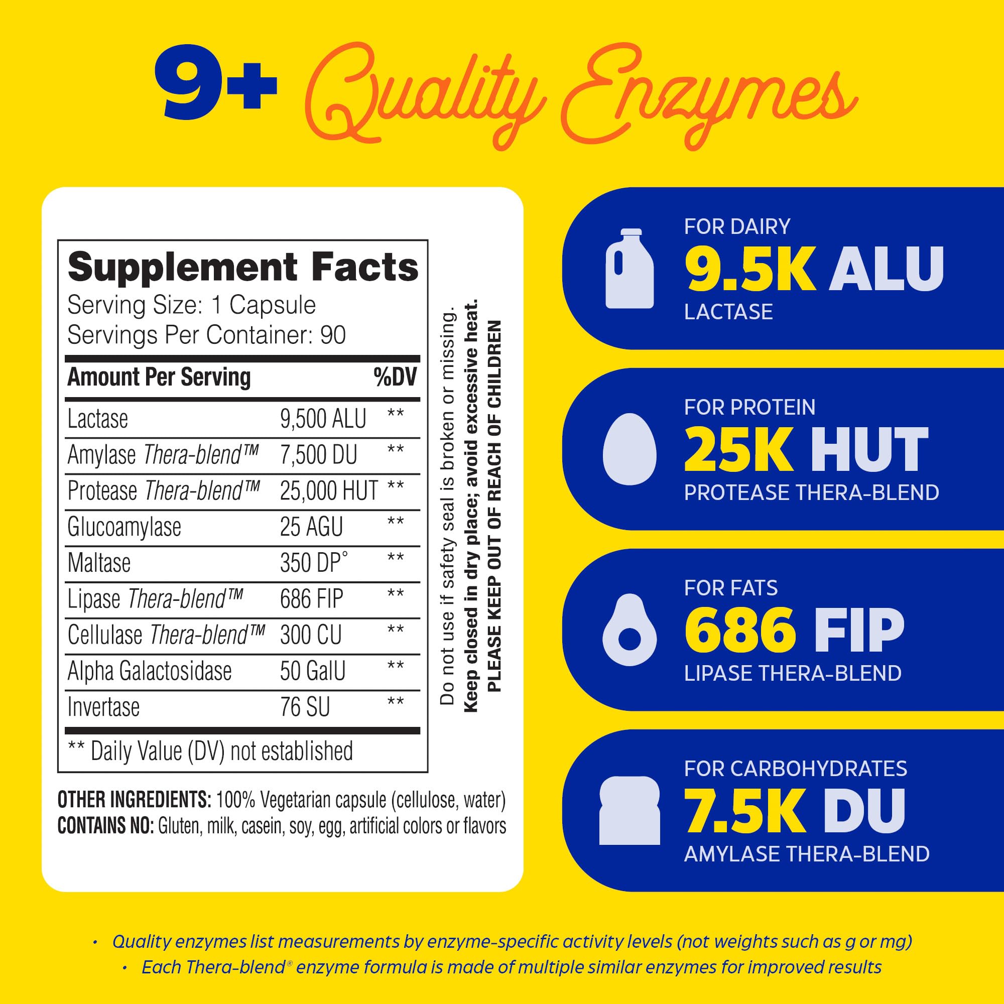 Foto 3 pulgar | Venta Internacional - Suplemento Enzymedica Lacto Maximum Strength 90 Cápsulas