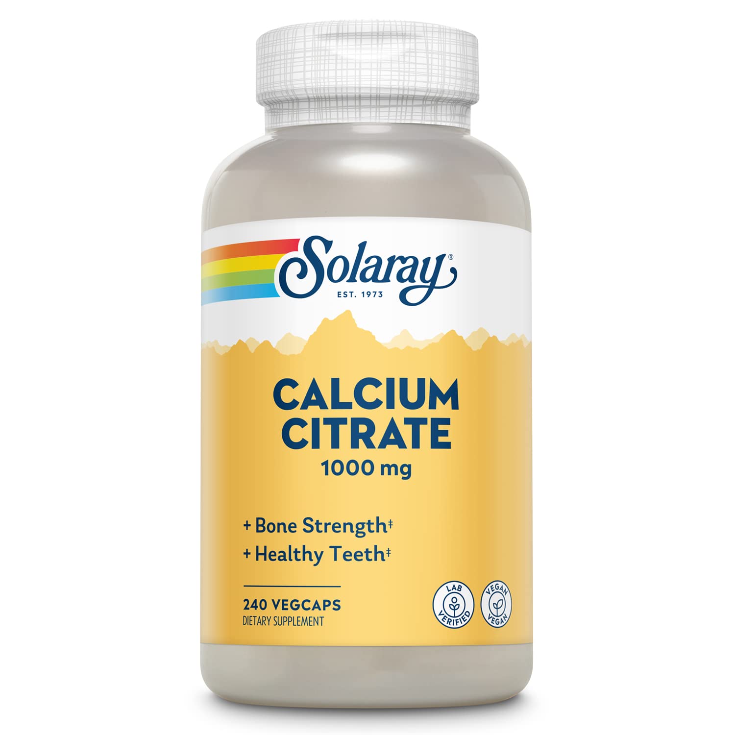 Foto 2 pulgar | Venta Internacional - Suplemento de Calcio Solaray Citrato de Calcio 1000 mg 240 Vegcap