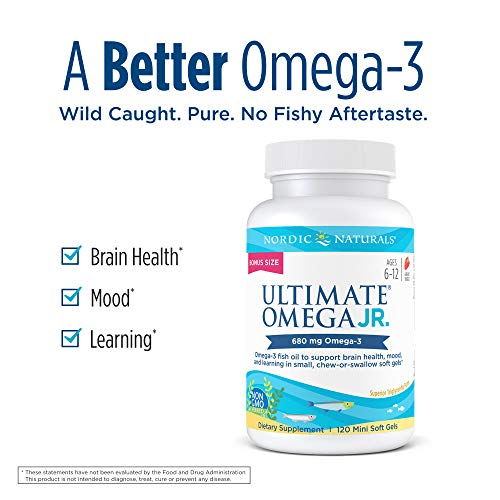 Foto 3 pulgar | Venta Internacional - Suplemento Nordic Naturals Ultimate Omega Jr Fresa 680 Ml