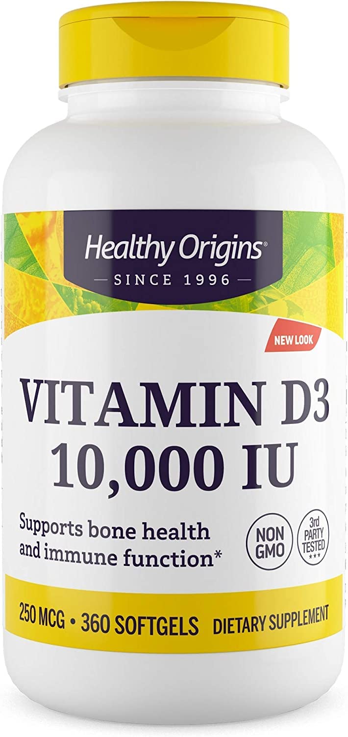 Foto 2 pulgar | Venta Internacional - Cápsula Blanda Líquida De Vitamina D3 Healthy Origins De 10000 Ui