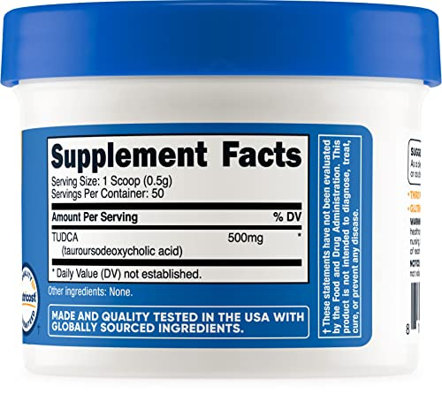 Foto 5 pulgar | Venta Internacional - Suplemento Nutricost Tudca en Polvo 25 g sin Gluten