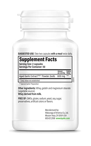 Foto 4 pulgar | Venta Internacional - Suplemento Kyolic Garlic Formula 100 Original 100 Cápsulas