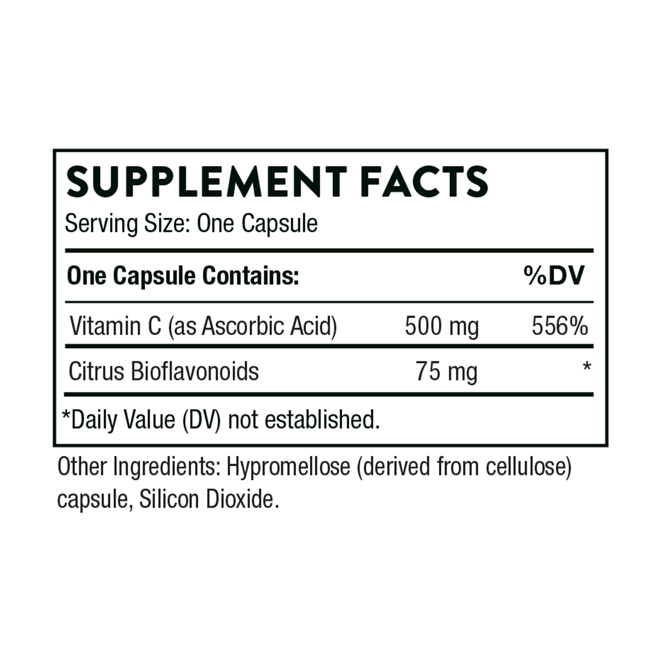 Foto 3 pulgar | Venta Internacional - Suplemento De Vitamina C Thorne Con Bioflavonoides Cítricos 90 Cápsulas