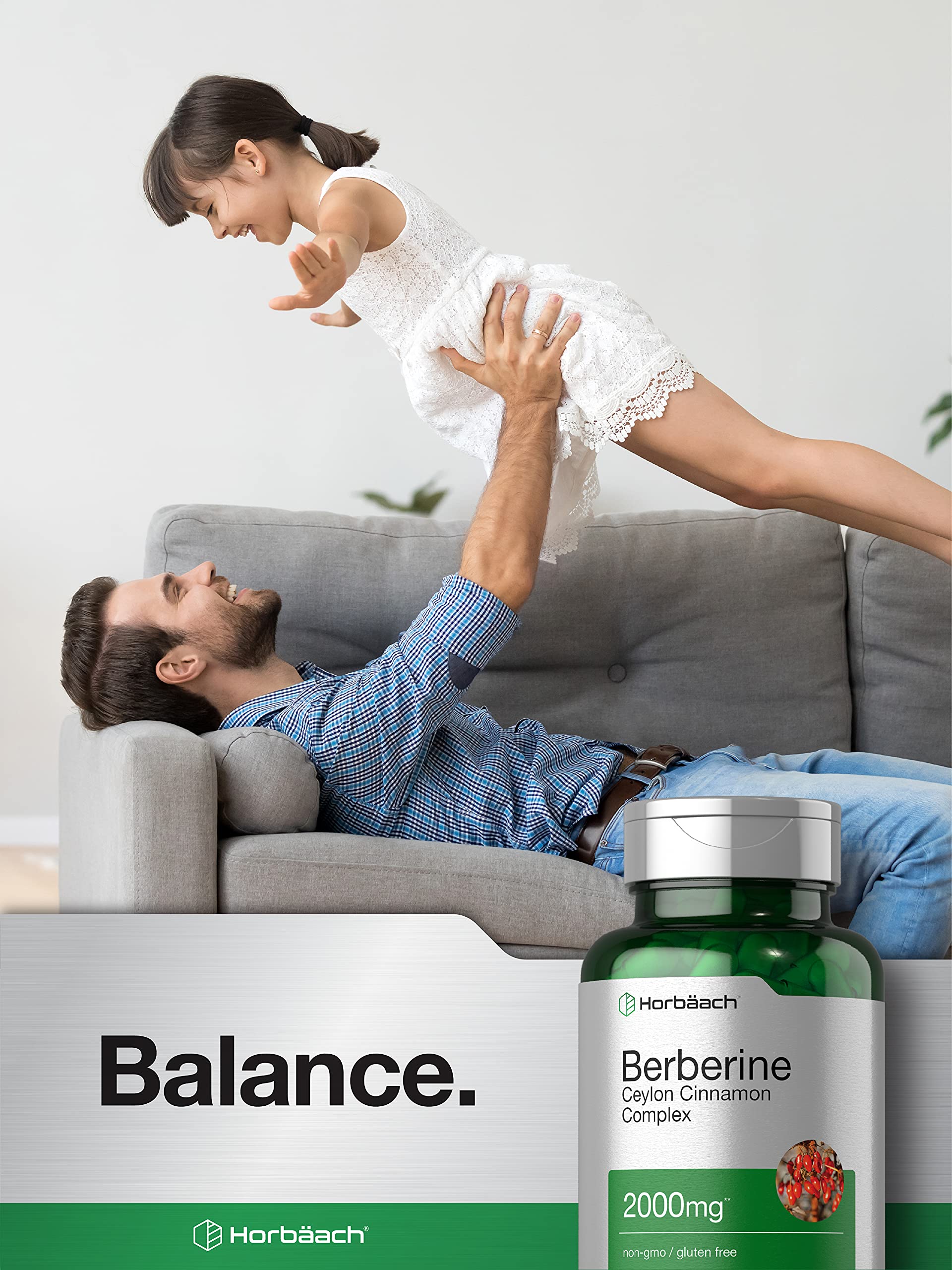 Foto 7 pulgar | Venta Internacional - Suplemento Horbäach Berberine Plus Ceilán Canela 2000 Mg