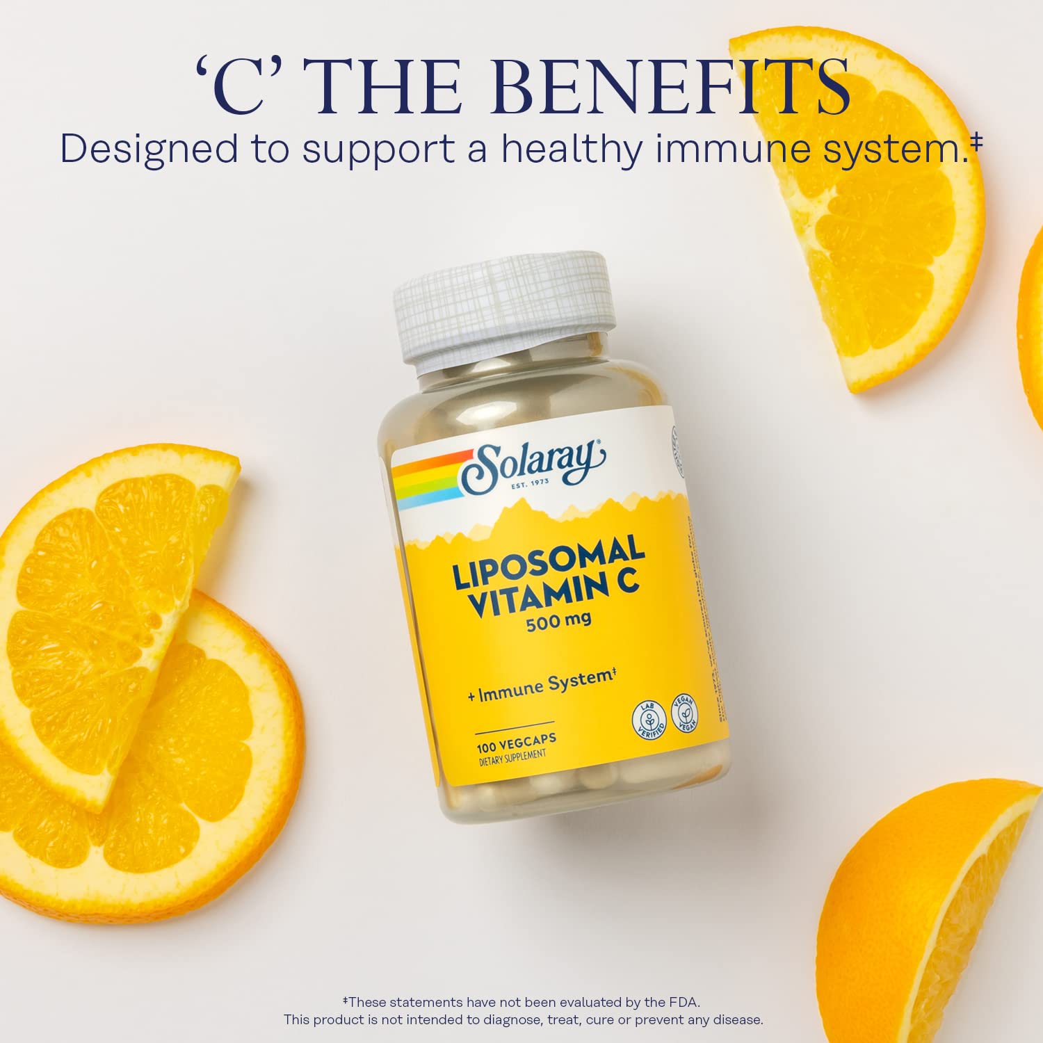 Foto 4 pulgar | Venta Internacional - Suplemento Solaray De Vitamina C Liposomal, 500 Mg, 100 Cápsulas Vegetales
