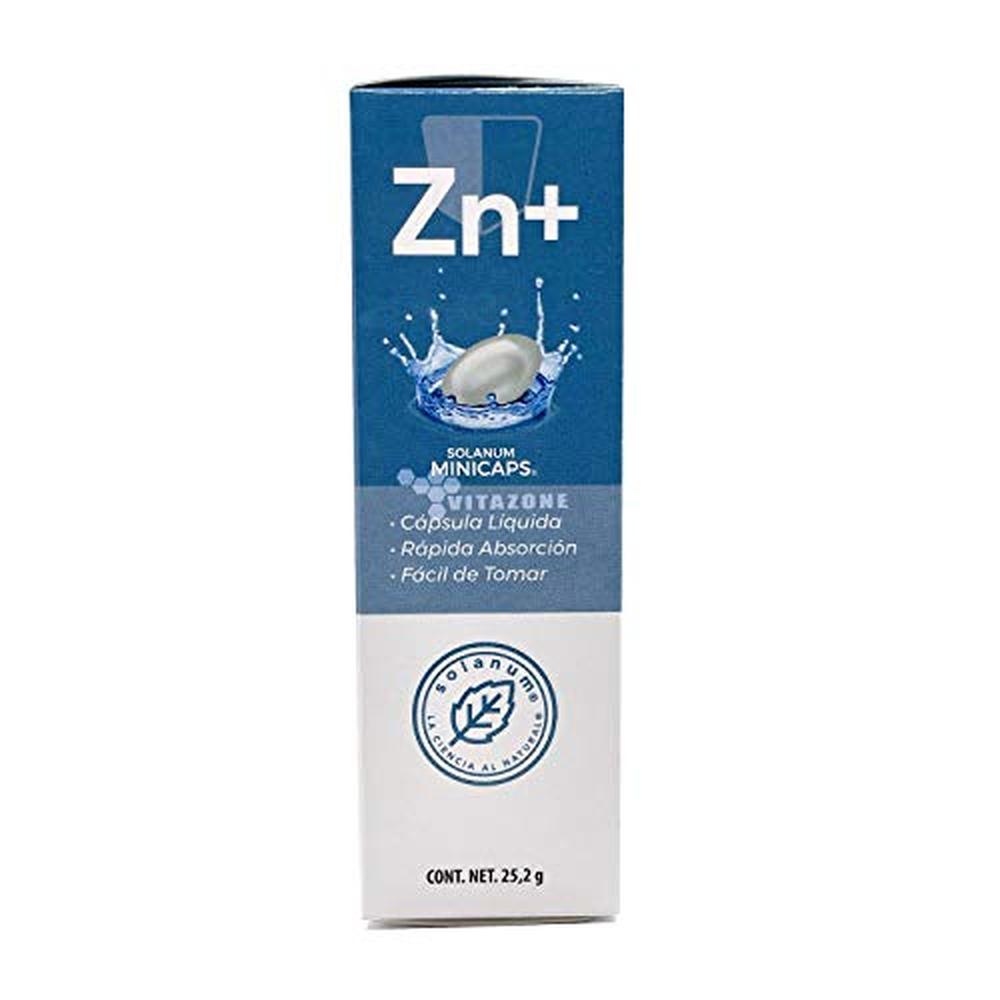 Foto 4 pulgar | Solanum Suplemento Alimenticio Gluconato De Zinc Y Lisina - 45 Cápsulas