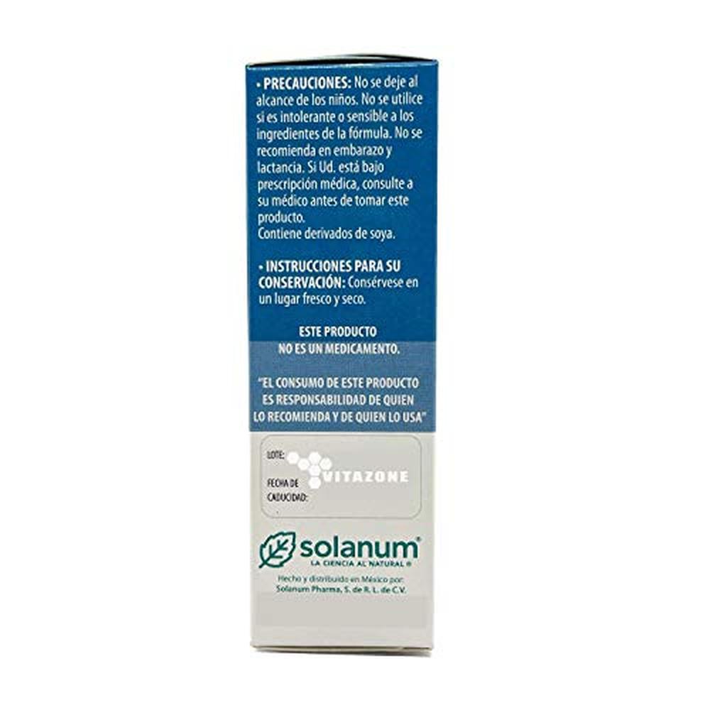Foto 5 pulgar | Solanum Suplemento Alimenticio Gluconato De Zinc Y Lisina - 45 Cápsulas