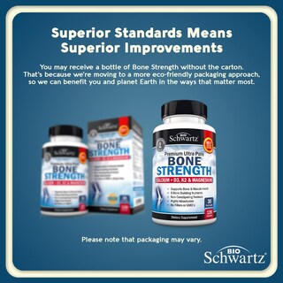 Foto 2 | Venta Internacional - Suplemento Bone Strength Bioschwartz Con Calcio D3 K2 120 Ca