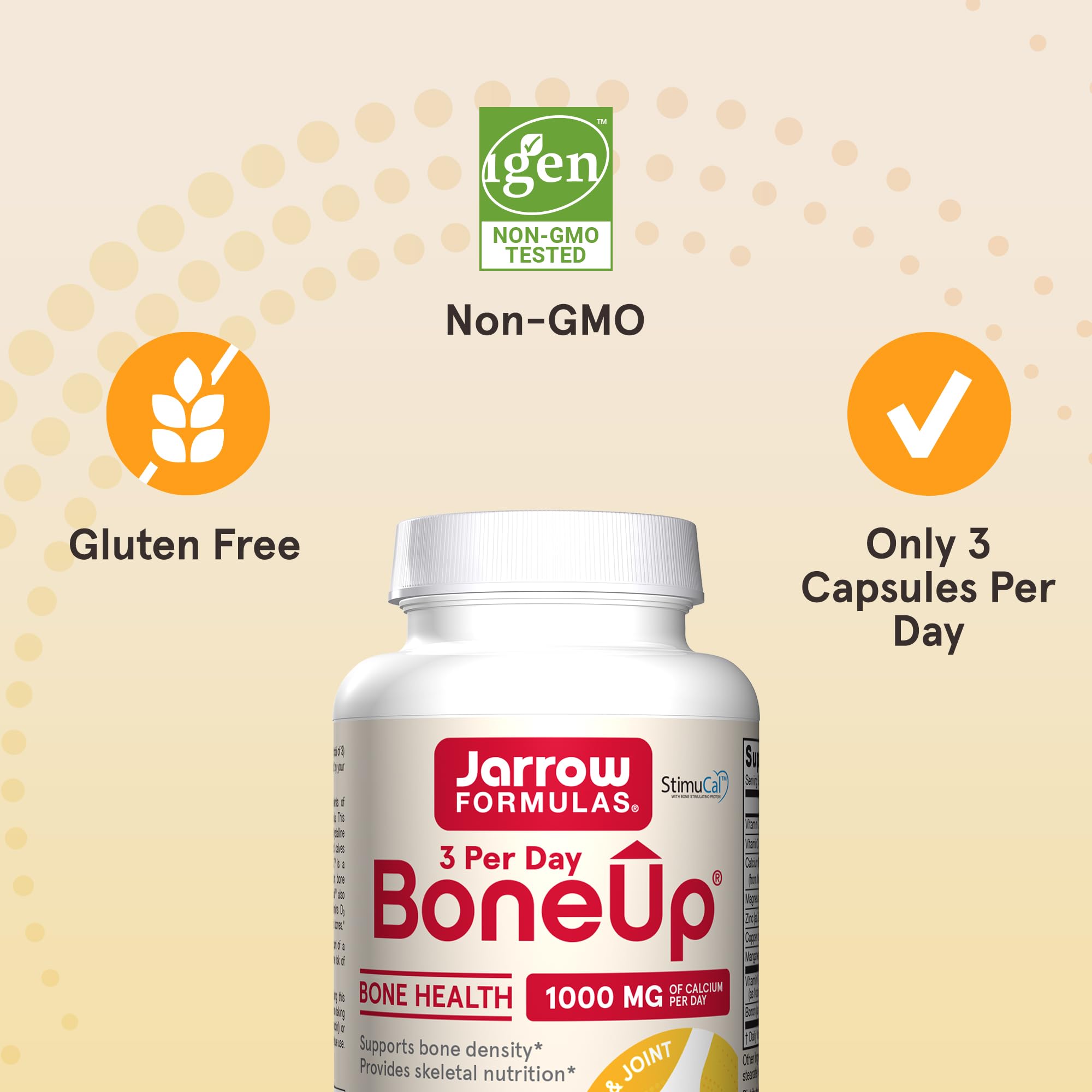 Foto 5 pulgar | Venta Internacional - Suplemento Boneup De Jarrow Formulas, Tres Por Día, 90 Cápsulas