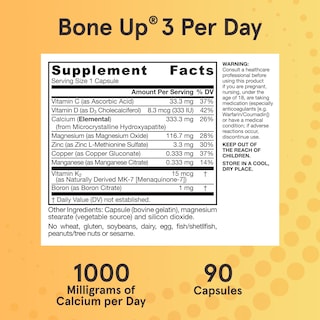 Foto 5 | Venta Internacional - Suplemento Boneup De Jarrow Formulas, Tres Por Día, 90 Cápsulas