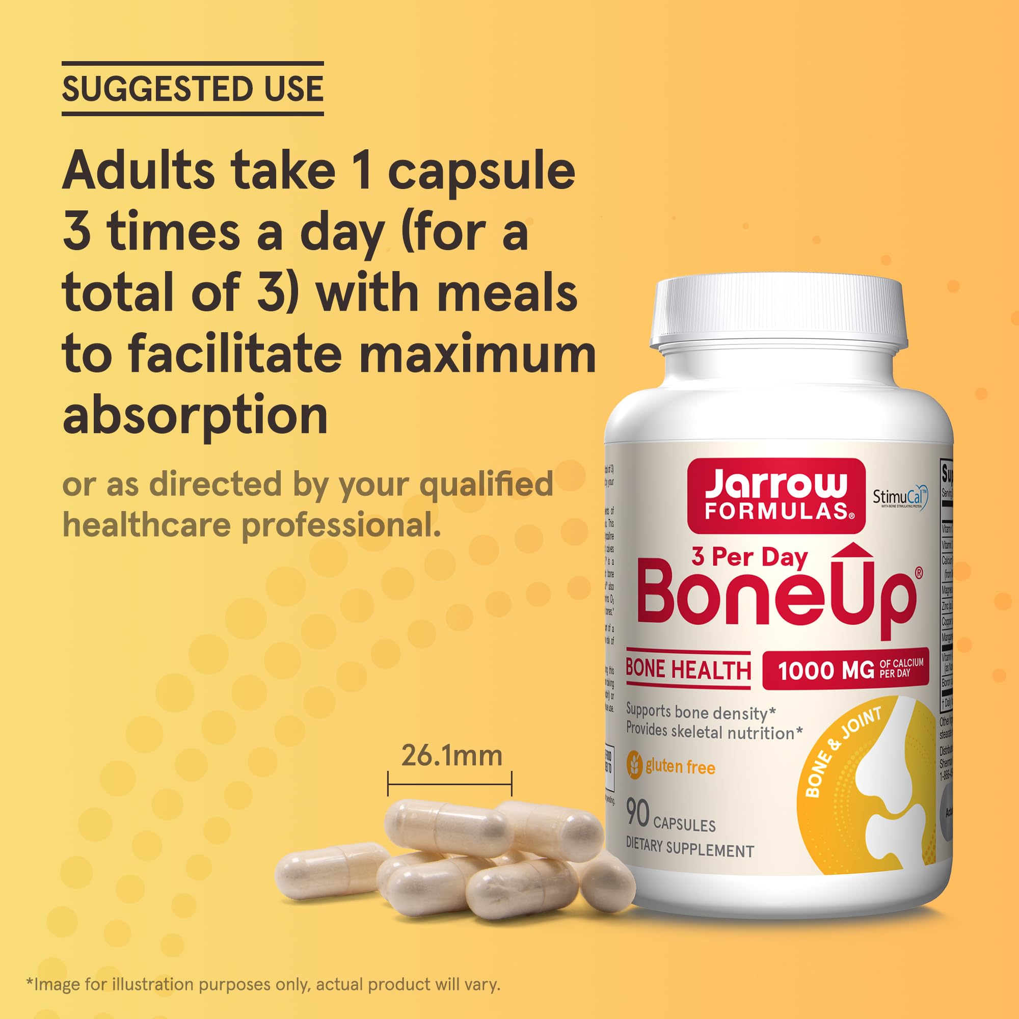 Foto 7 pulgar | Venta Internacional - Suplemento Boneup De Jarrow Formulas, Tres Por Día, 90 Cápsulas