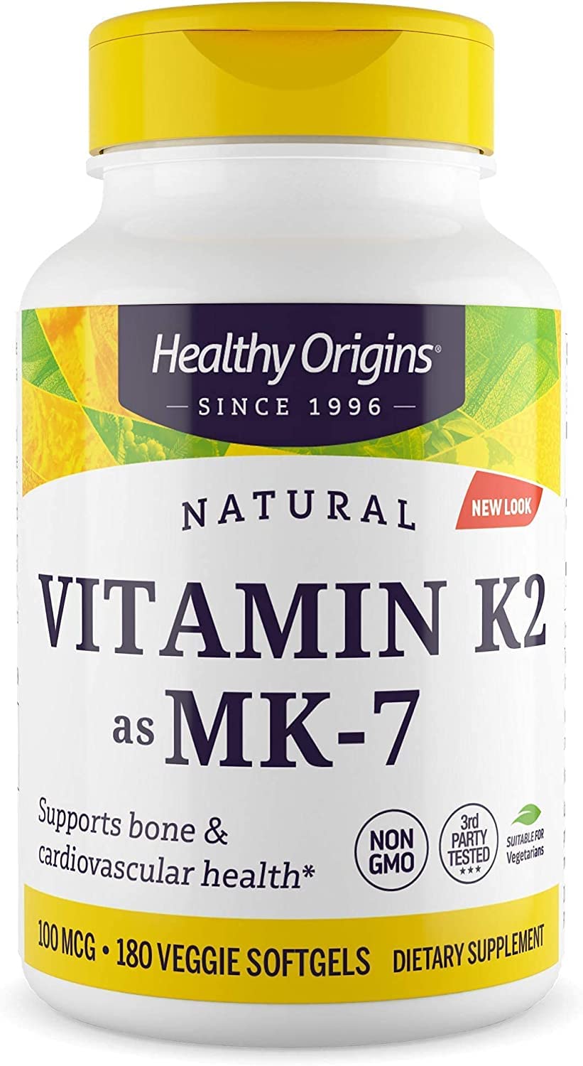 Foto 2 pulgar | Venta Internacional - Suplemento De Vitamina K2 De Healthy Origins En Forma De Mk-7, 100 Mcg, 180 G
