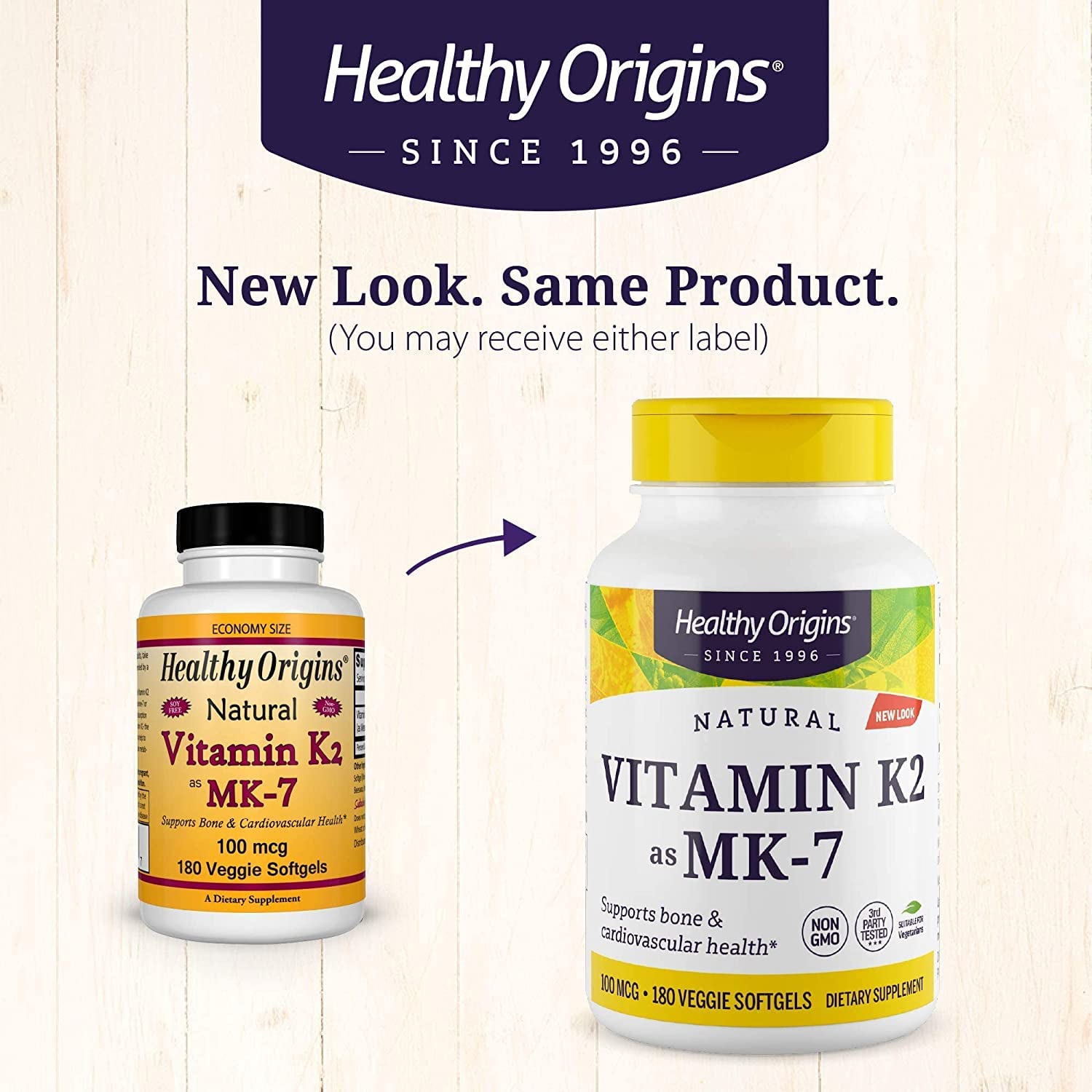 Foto 5 pulgar | Venta Internacional - Suplemento De Vitamina K2 De Healthy Origins En Forma De Mk-7, 100 Mcg, 180 G