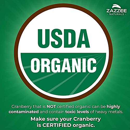 Foto 3 | Venta Internacional - Suplemento De Extracto De Arándano Orgánico Zazzee Usda 12500 Mg