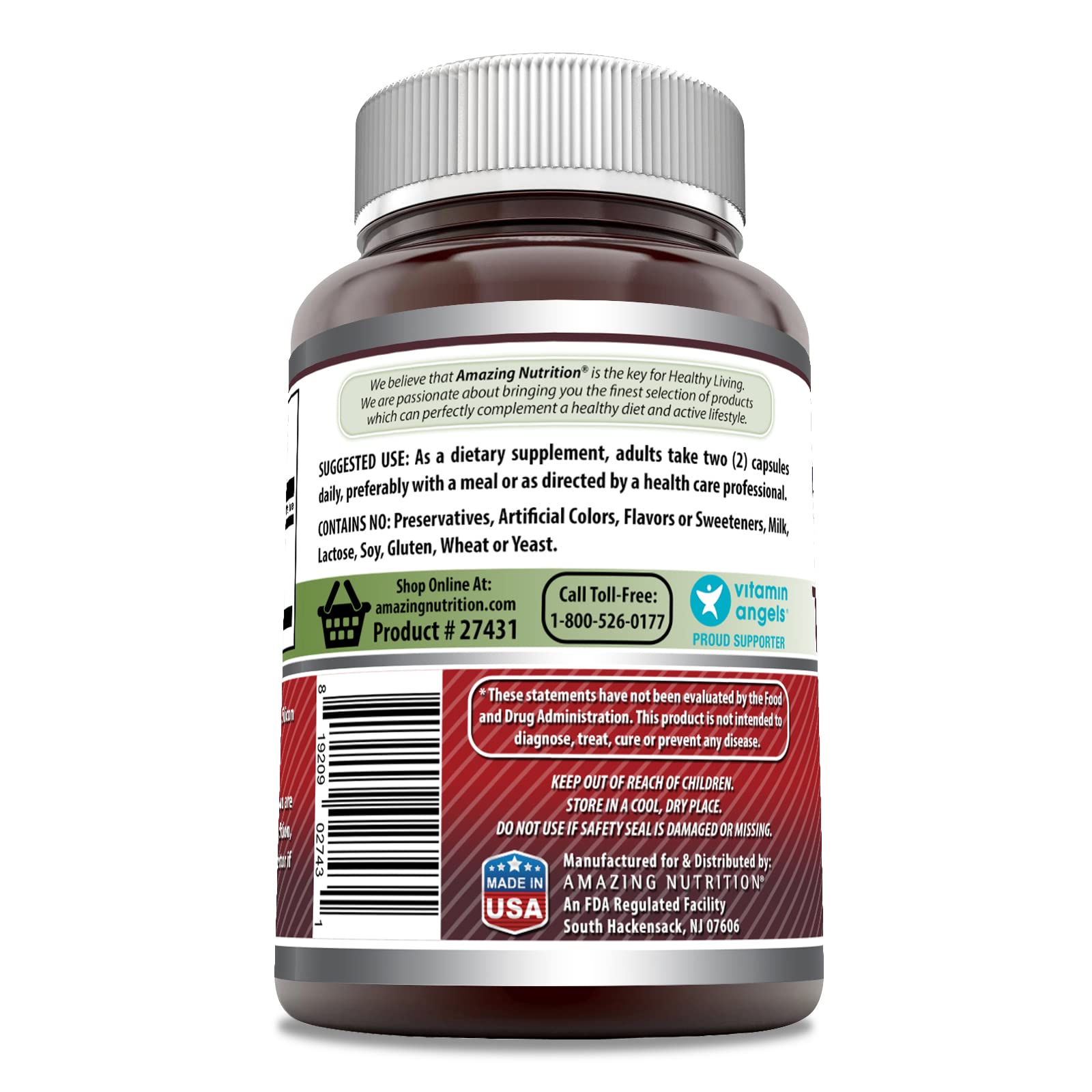 Foto 2 | Suplemento Amazing Formulas con Extracto de Cereza Ácida 7000 mg - Venta Internacional