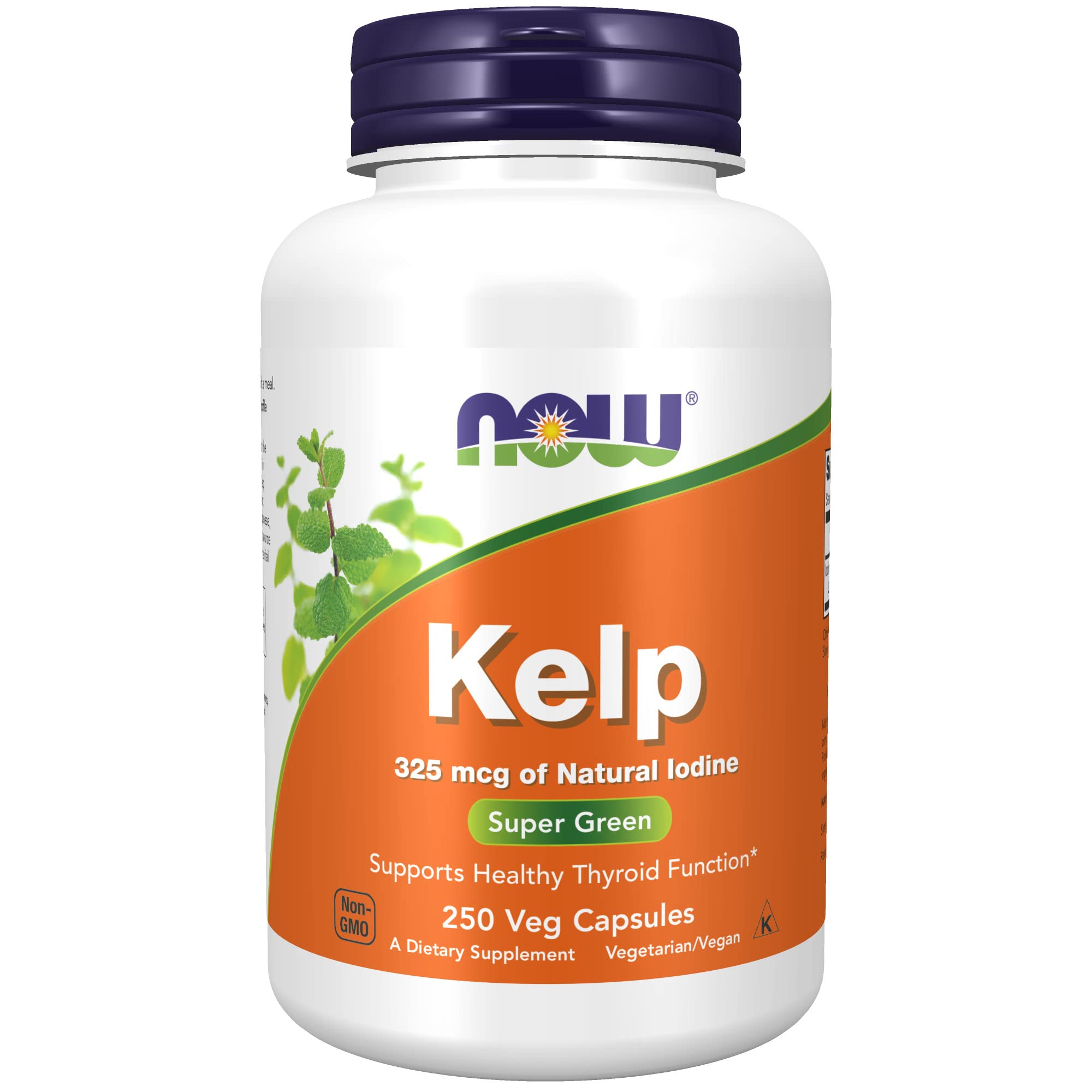 Foto 2 pulgar | Venta Internacional - Suplemento Now Kelp Natural Yodo 325 Mcg 100 Cápsulas