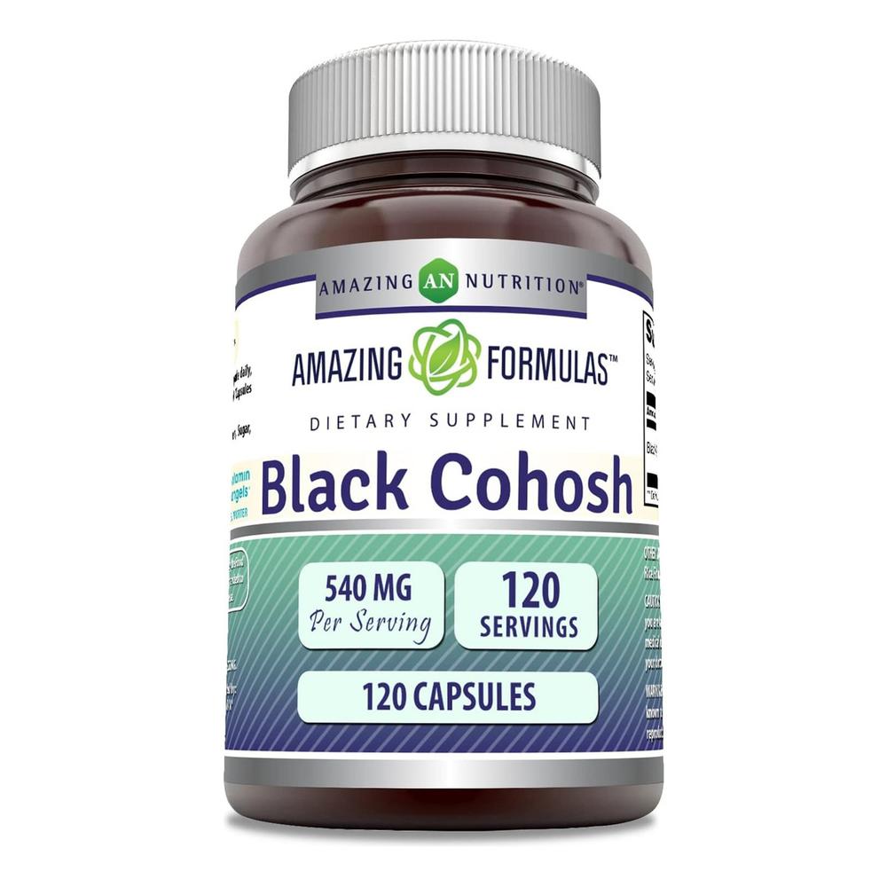 Foto 1 | Cohosh Negro Amazing Nutrition 120 Cápsulas