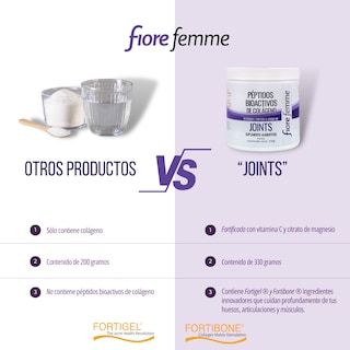 Foto 8 | Fiore Femme | Péptidos Bioactivos De Colágeno | 330 G | Fotibone | Fortigel | Magnesio |