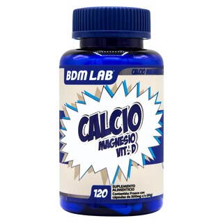 Foto 1 | Bdm Lab | Calcio | Magnesio | Vitamina D | 120 Cápsulas | Suplemento Alimenticio |regulación De La Presión A