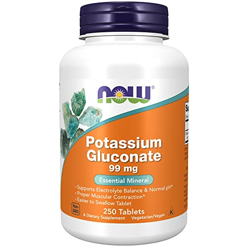 Foto 2 pulgar | Venta Internacional - Supplements Now Gluconato De Potasio 99 Mg 250 Comprimidos