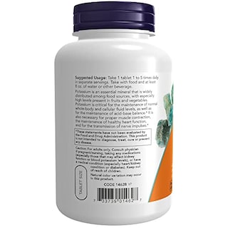 Foto 3 | Venta Internacional - Supplements Now Gluconato De Potasio 99 Mg 250 Comprimidos