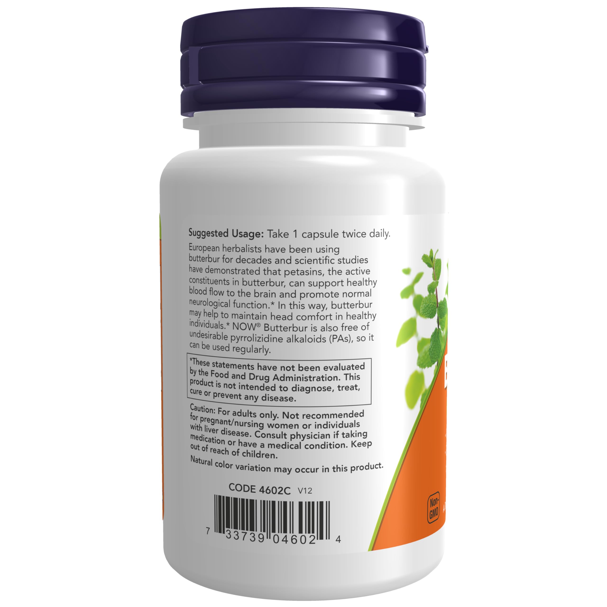 Foto 4 pulgar | Venta Internacional - Suplemento Now Butterbur con Matricaria 60 Cápsulas Vegetarianas