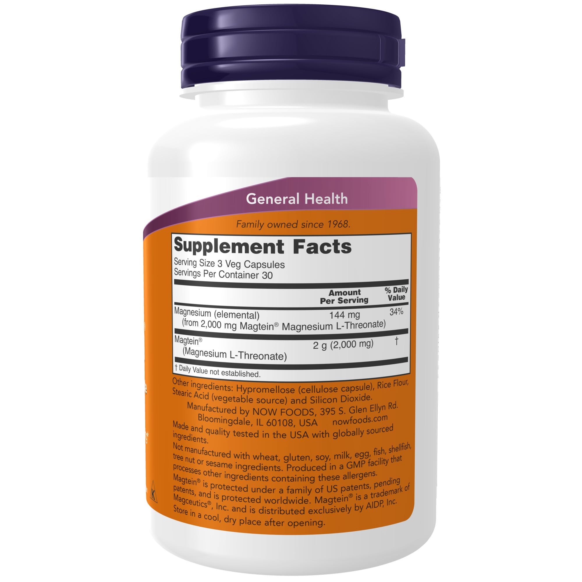 Foto 2 | Venta Internacional - Cápsulas Magtein Cognitive Support 90 Para La Salud Del Cerebro