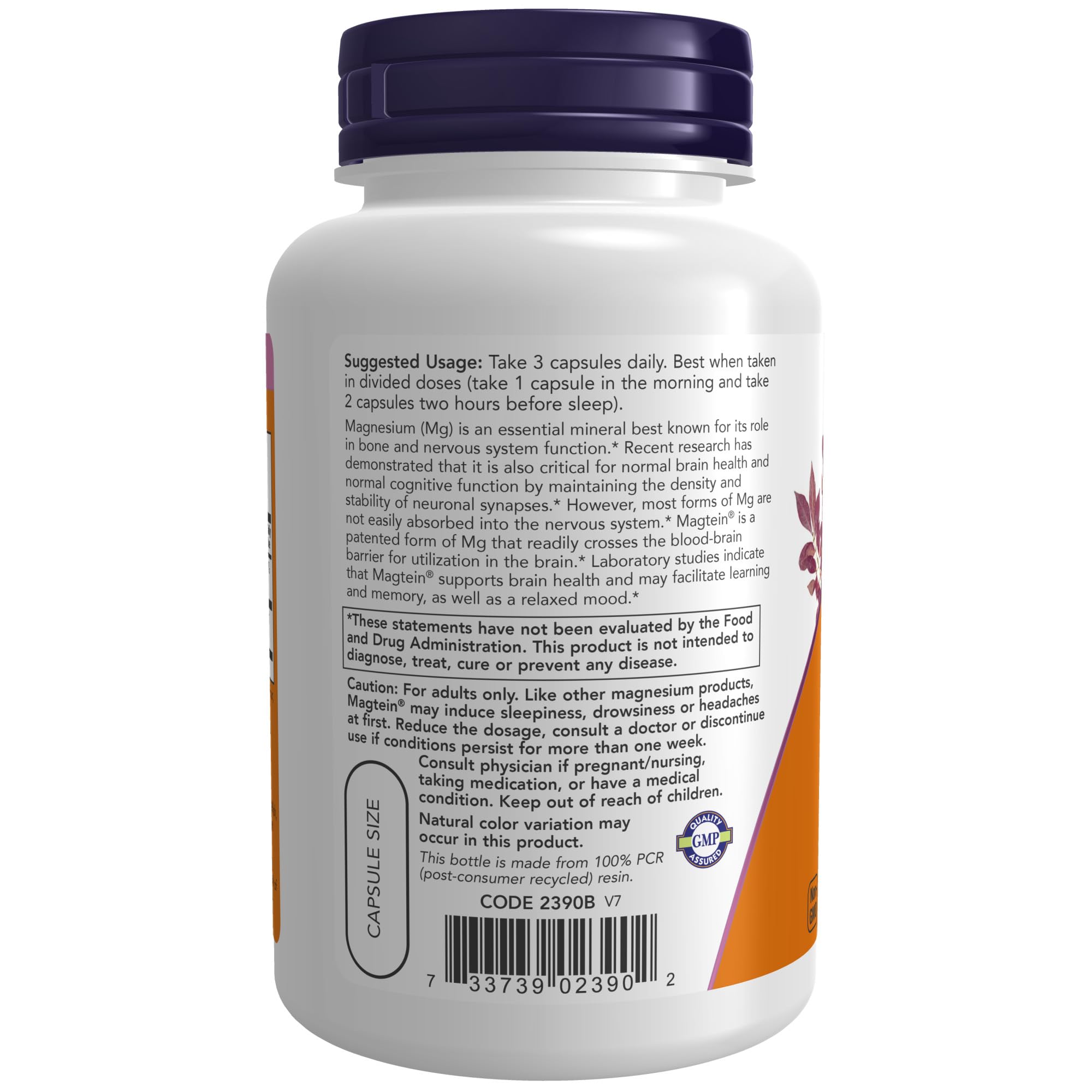 Foto 4 pulgar | Venta Internacional - Cápsulas Magtein Cognitive Support 90 Para La Salud Del Cerebro