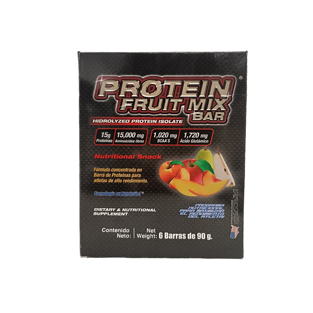 Foto 2 pulgar | Protein Fruit Mix Bar F&nt Sabor Frutal Caja Con 6 Piezas