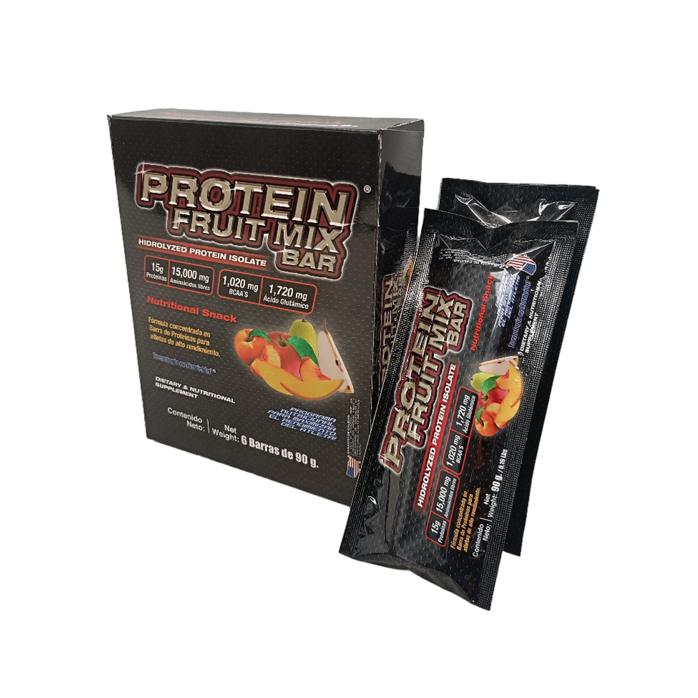 Foto 4 pulgar | Protein Fruit Mix Bar F&nt Sabor Frutal Caja Con 6 Piezas