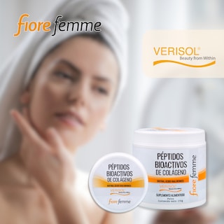 Foto 5 | Fiore Femme | Péptidos Bioactivos De Colágeno | 210g | Polvo De Colágeno | Biotina + Ácido Hialuronico | Verisol |