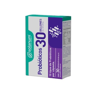 Foto 3 | Solanum Probióticos 30 Billones 30 Cápsulas