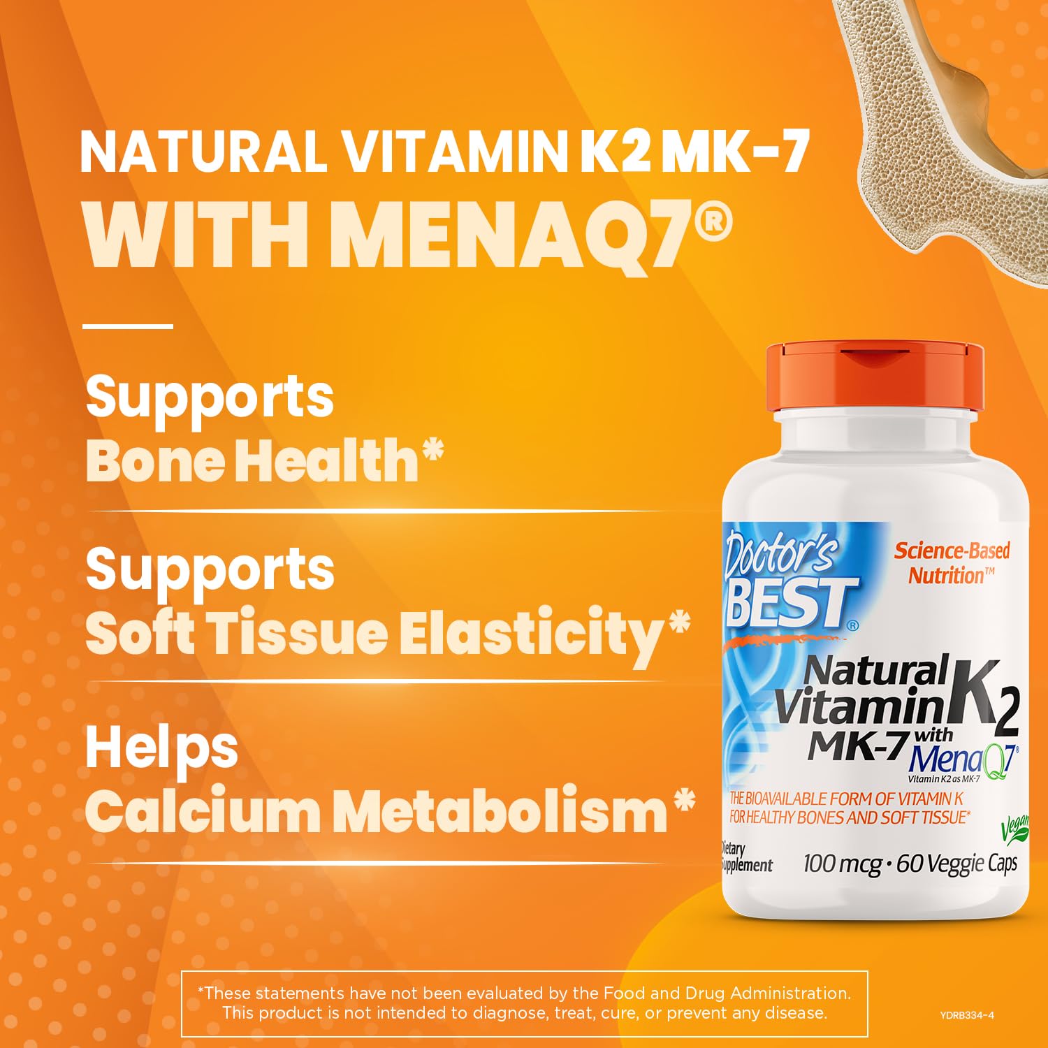 Foto 3 pulgar | Venta Internacional -  Vitamina K2 Mk-7 Doctor's Best