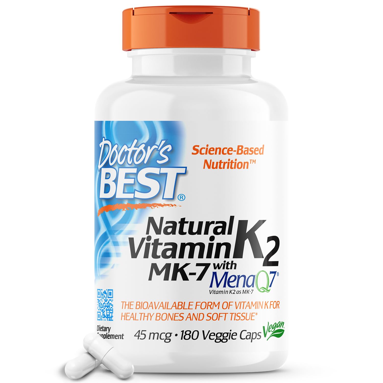 Foto 2 pulgar | Venta Internacional-Suplemento Doctor's Best de Vitamina K2 180 Cápsulas