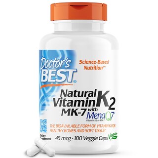 Foto 1 | Venta Internacional-Suplemento Doctor's Best de Vitamina K2 180 Cápsulas