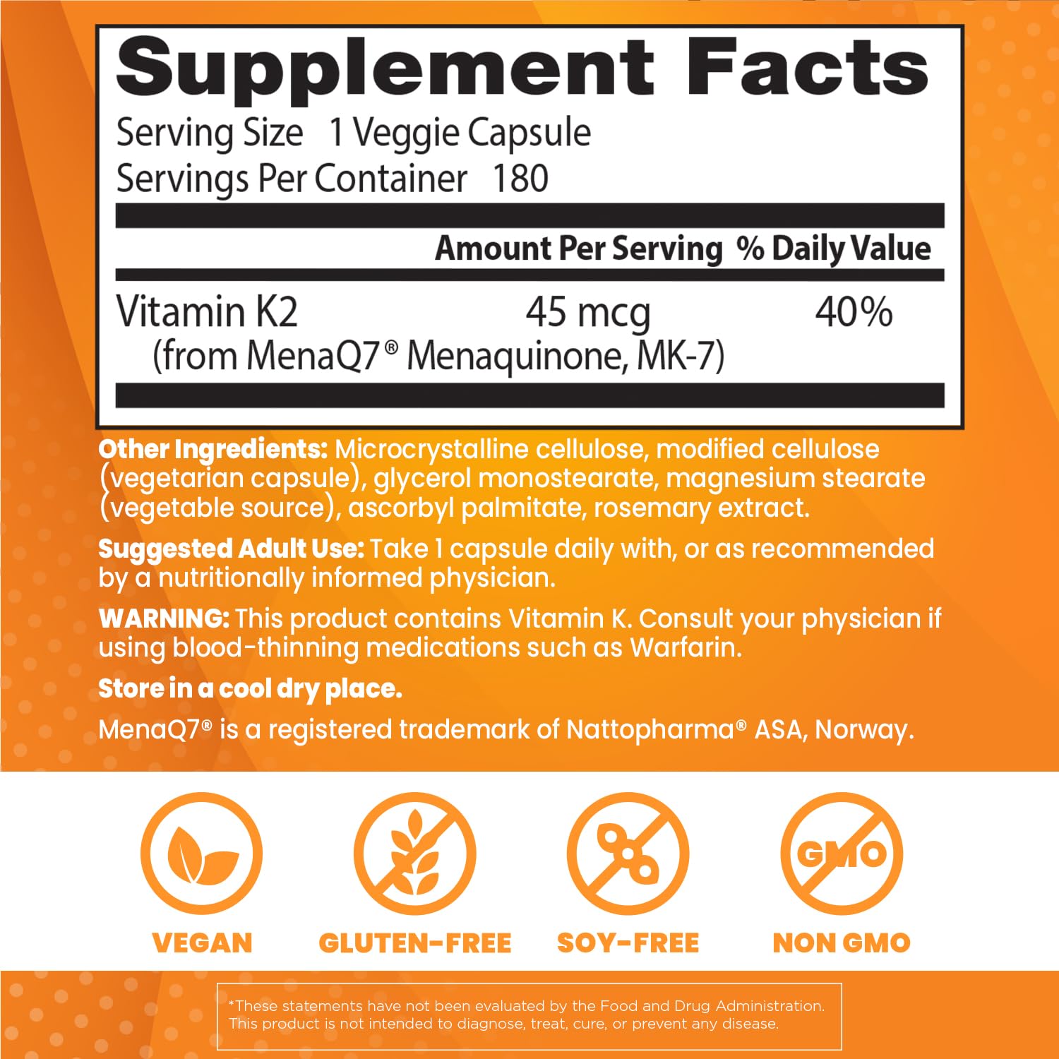 Foto 4 pulgar | Venta Internacional-Suplemento Doctor's Best de Vitamina K2 180 Cápsulas