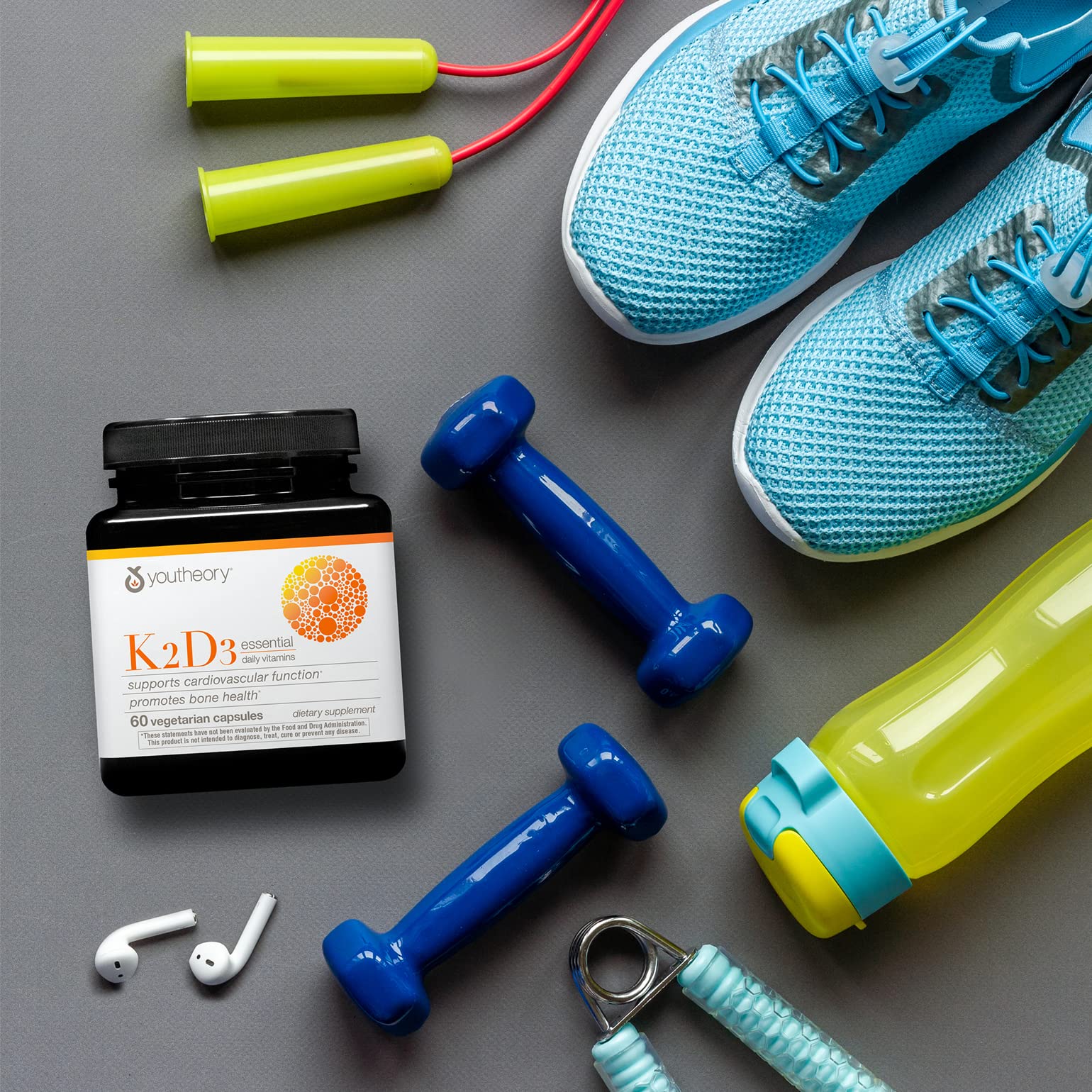 Foto 4 pulgar | Venta Internacional - Suplemento Diario De Vitamina K2d3 De Youtheory 60 Cápsulas