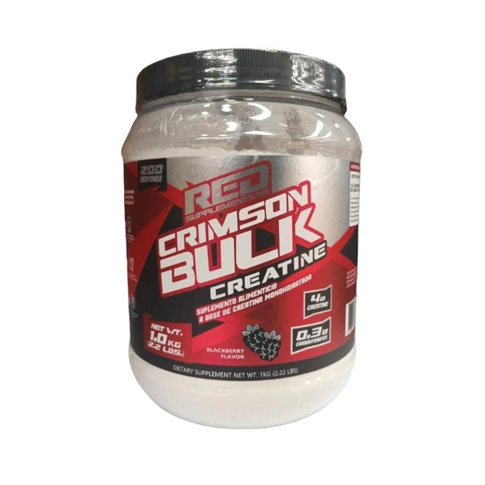 Redline Creatina Monohidratada Crimson Bulk Black Berry 1kg