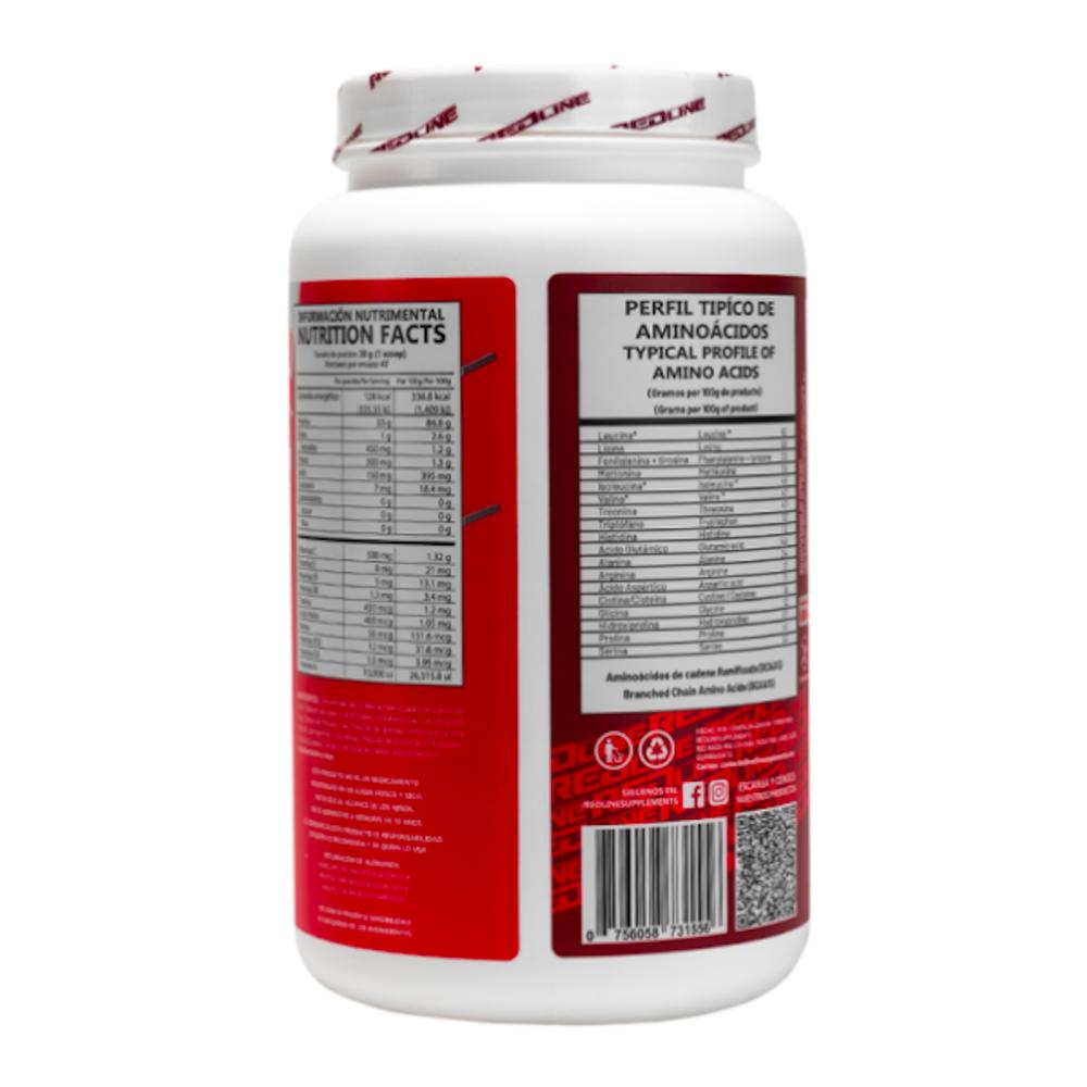 Foto 4 pulgar | Redline Proteina Zero Fire Bull Doble Chocolate 1.8kg