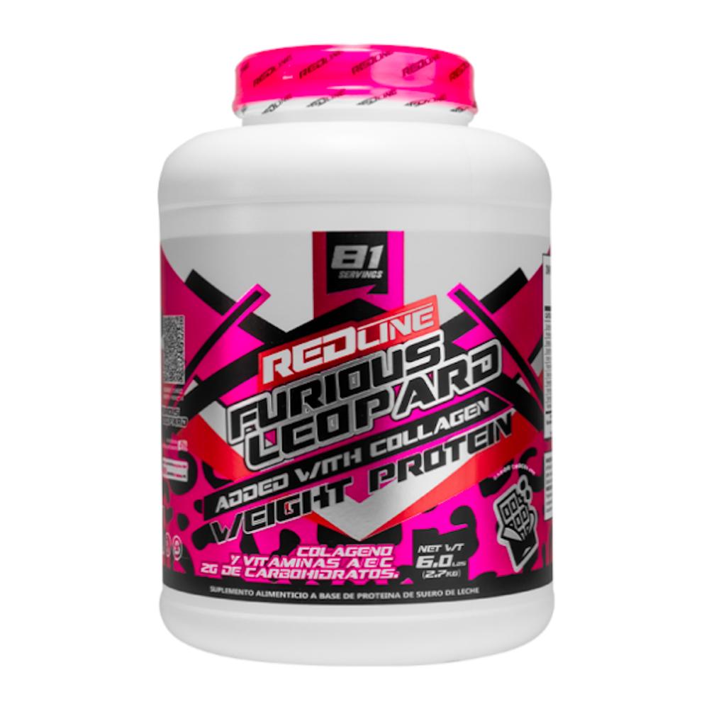 Foto 2 pulgar | Redline Proteina + Colageno Furious Leopard Chocolate 2.7kg