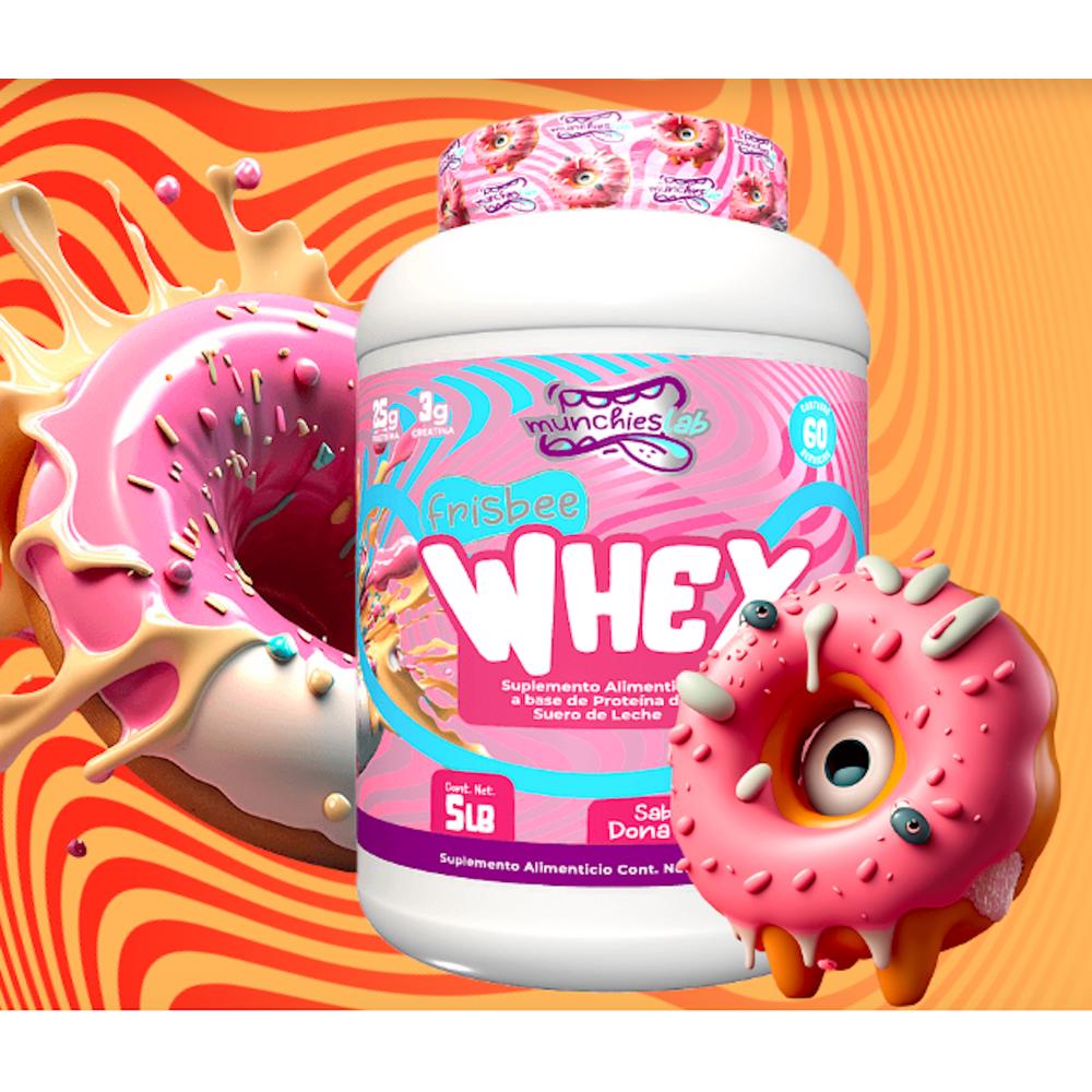 Foto 3 pulgar | Proteina Frisbee Whey Munchies Lab  Dona Rosa 5 Libras