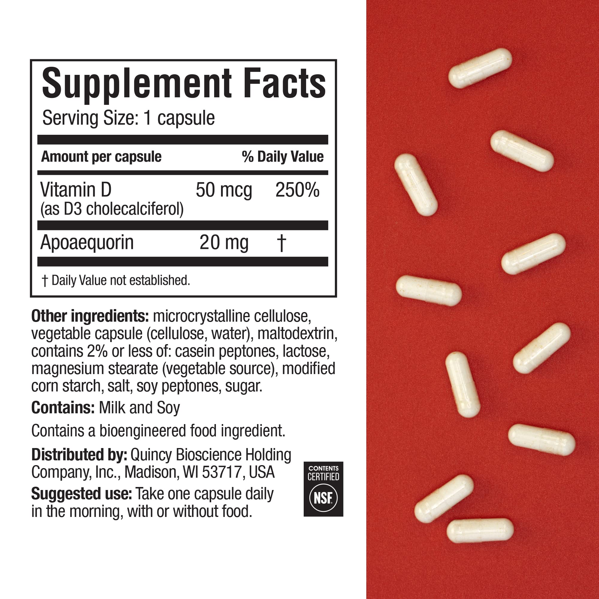 Foto 3 pulgar | Venta Internacional - Suplemento De Apoyo A La Memoria Prevagen Extra Strength 20 Mg