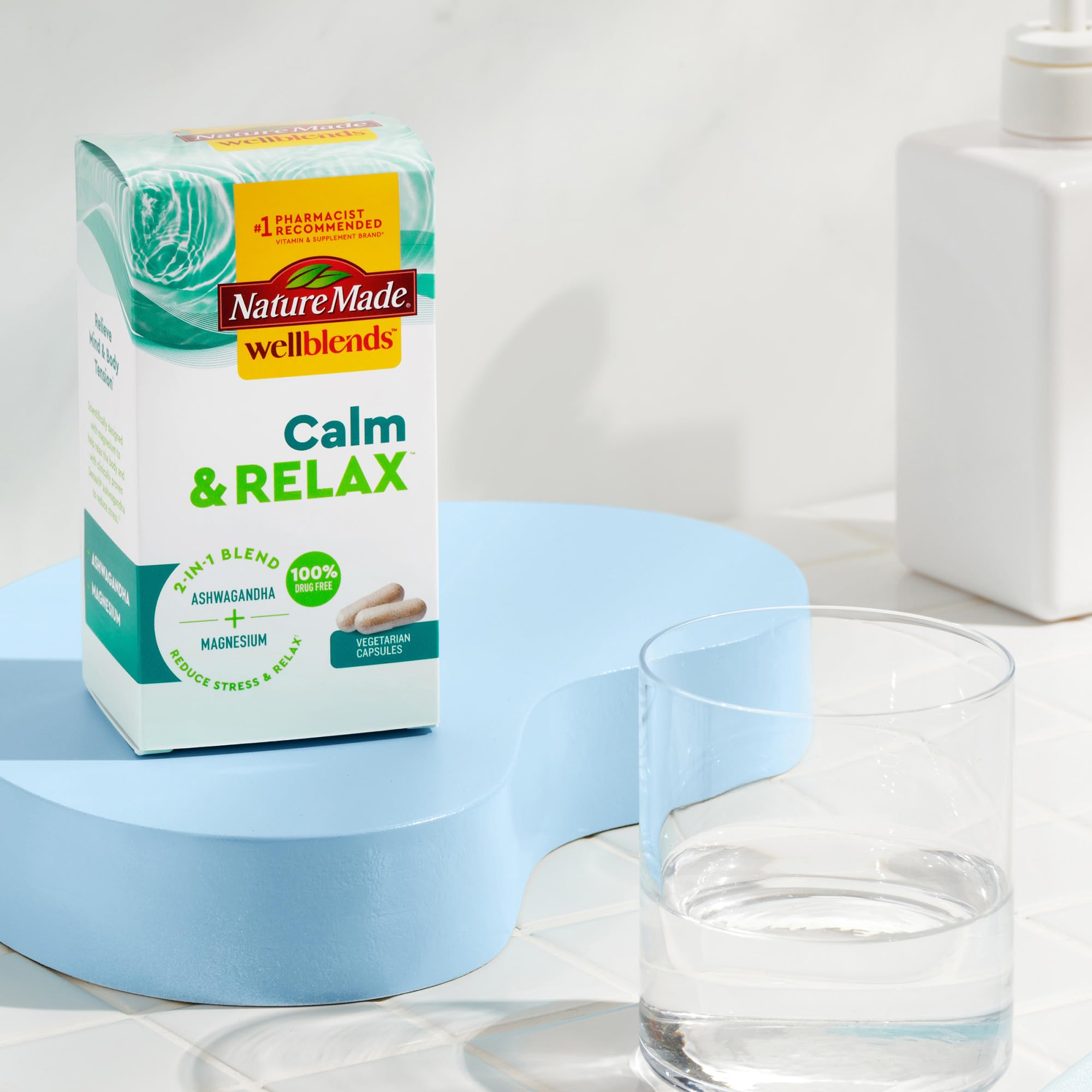Foto 7 pulgar | Venta Internacional - Suplemento Natural Made Wellblends Calm & Relax 54 Cápsulas