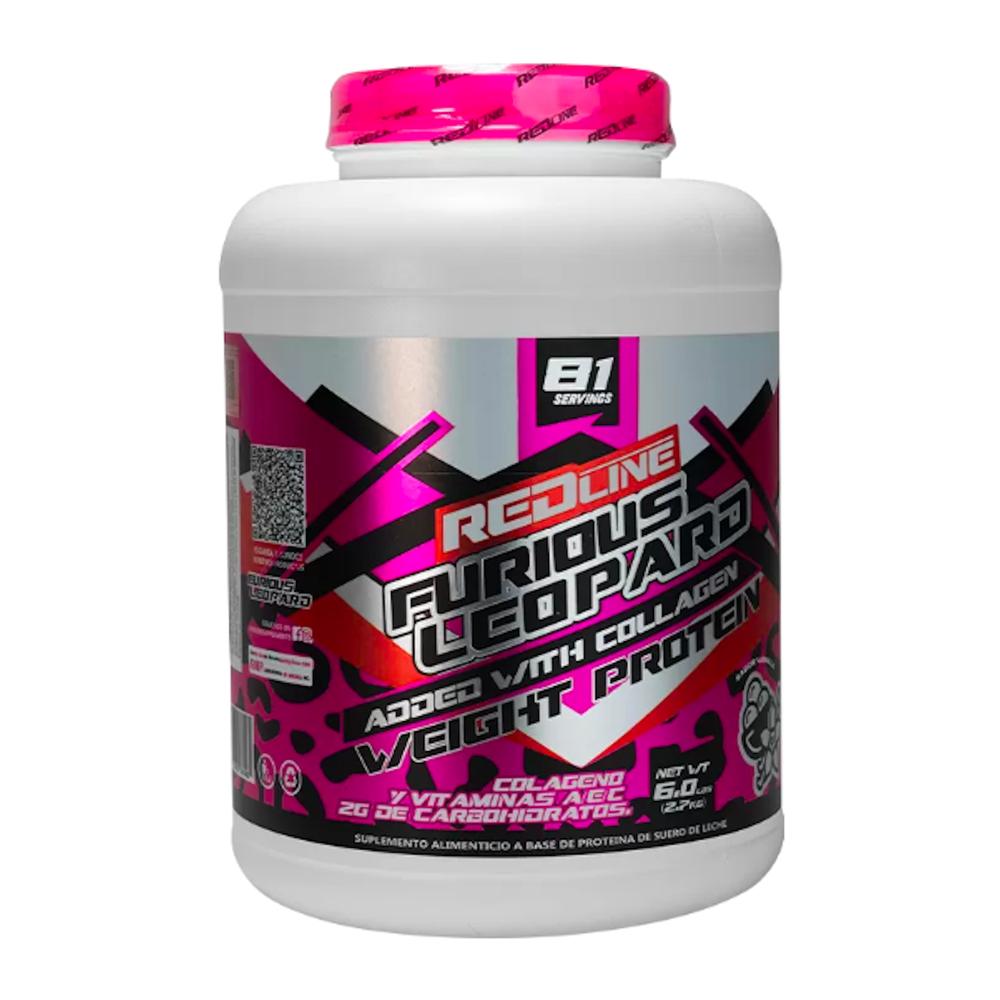 Foto 2 pulgar | Redline Proteina + Colageno Furious Leopard Vainilla 2.7kg
