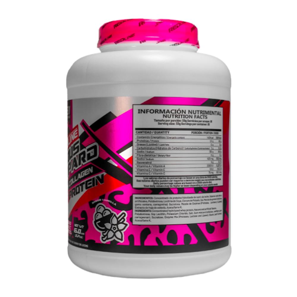 Foto 3 pulgar | Redline Proteina + Colageno Furious Leopard Vainilla 2.7kg