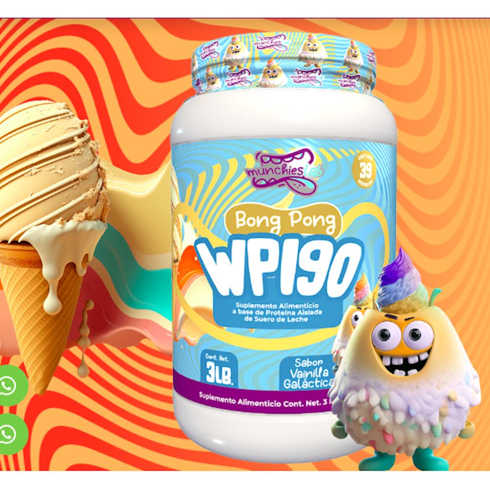 Foto 3 pulgar | Proteína Wpigo Munchies Lab Bong Pong de Vainilla 3 lb