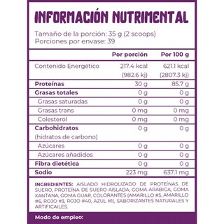 Foto 4 | Proteína Wpigo Munchies Lab Bong Pong de Vainilla 3 lb