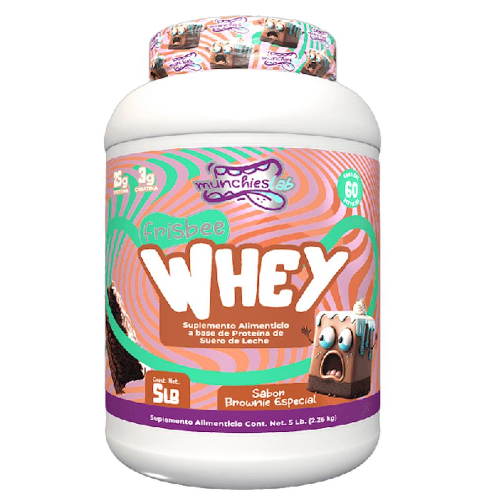 Foto 2 pulgar | Proteína Munchies Lab Frisbee Whey Brownie 5 lb