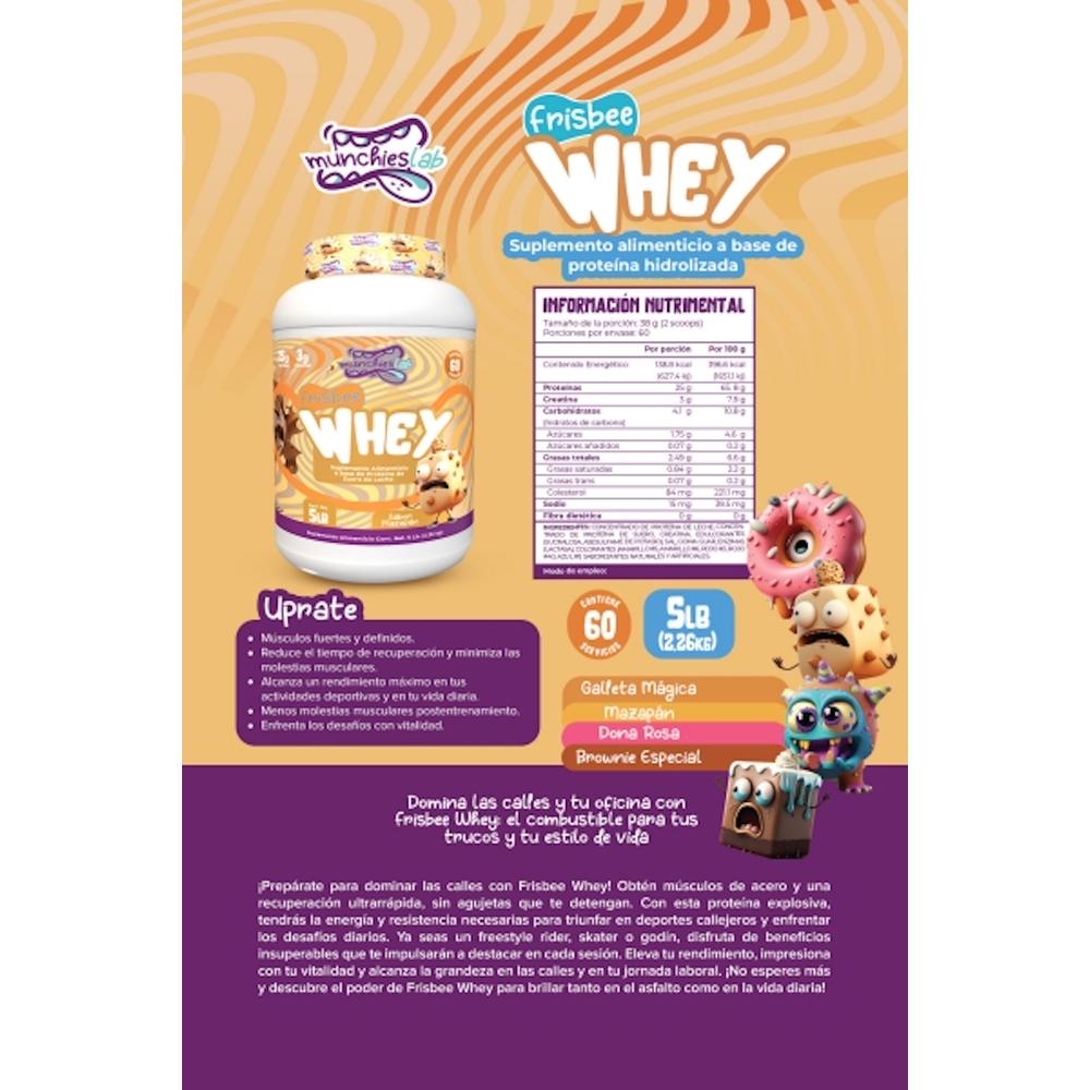 Foto 4 pulgar | Proteína Munchies Lab Frisbee Whey Brownie 5 lb