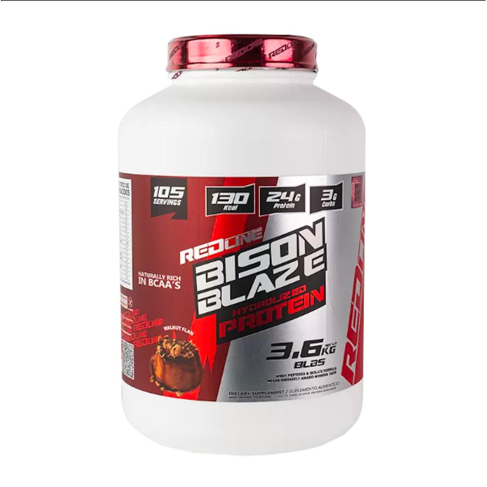 Foto 1 | Proteína Hidrolizada Redline Bison Blaze Flan de Nuez 3.6 kg